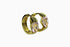 Divya दिव्या | Rosenquarz | Hoop | 18K Vermeil Vergoldung